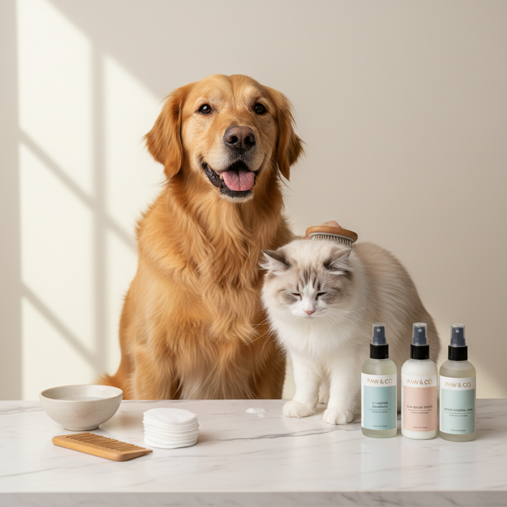 Pet Ear Wash Solution for Cats & Dogs — Ear Cleaning Liquid, Ear Drops, Ear Care