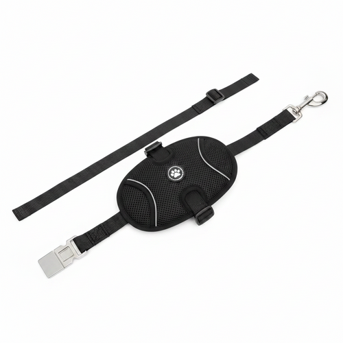 Dog Car Harness Seat Belt, Harness & Seatbelt with 2 in 1 Buckle