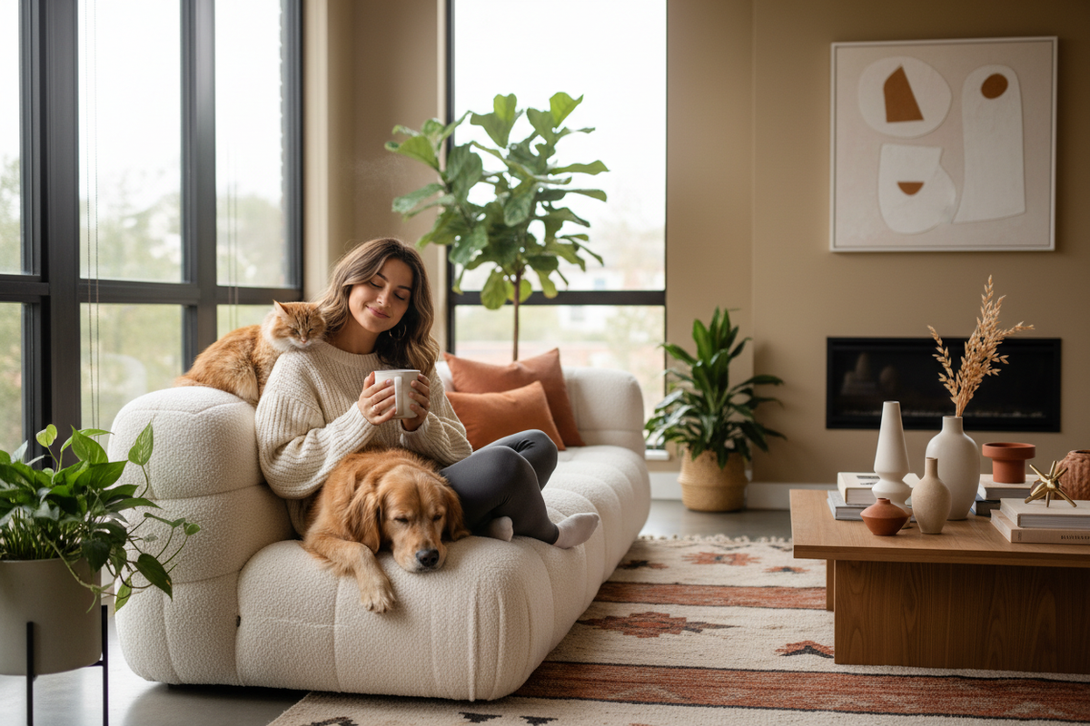 PetVella Hero - Woman with Pets